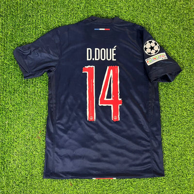 Desire Doue #14 White Jersey
